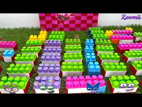 Build Numberblocks 11 to 18 with Rocketship Ten Using Lego || Zoomii