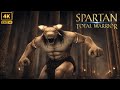 Spartan Total Warrior Minotaur Boss Fight No Damage Veteran Difficulty 4K 60FPS