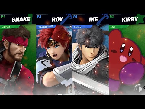 230722 - Super Smash Bros. Ultimate. saltfish sAm vs INEEDRAMEN happy. First to 2.