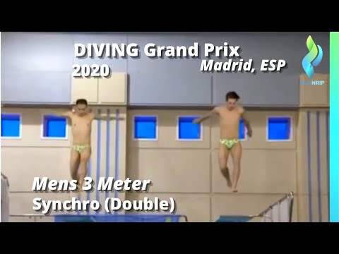 2020 Mens 3 Meter Double Diving Grand Prix- Synchro Madrid