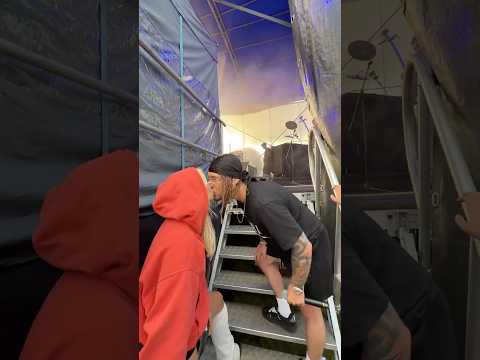 Cuban with Suzi before the concert