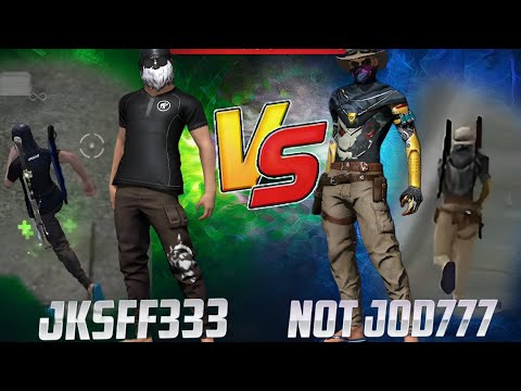 VERY TOUGH MATCH 😱 JKSFF333 vs NOTJ00777 | Intense 1v1 Battle in Free Fire 🔥 Who Won? #jksff333