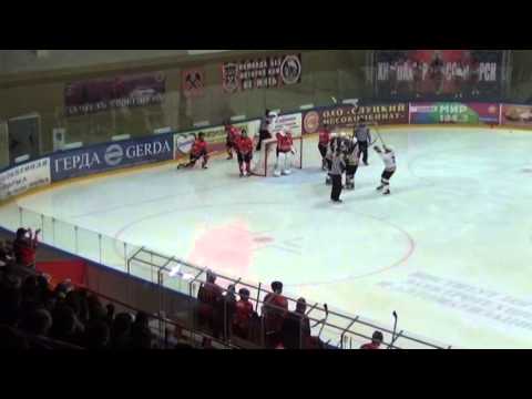 26.02.15.  ХК Шахтер (5-4 ОТ) Химик-СКА. Плей офф 1 матч