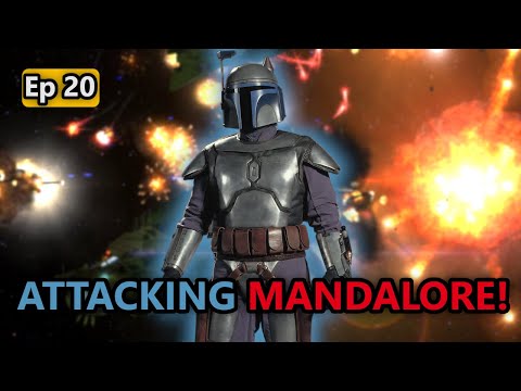Awakening of the Clone Wars - Attacking Mandalore!| Star Wars Empire at War Mod Ep20