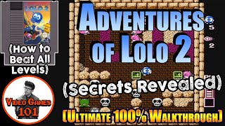 Adventures of Lolo 2 NES Walkthrough | 100% Guide | Video Games 101