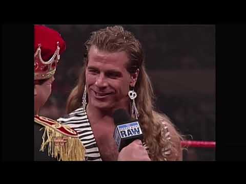 WWF Raw 2/20/1995 - Shawn Michaels Unveils His New Bodyguard