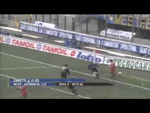 Serie A 1995-1996, day 12 Inter - Cremonese 2-0 (J.Zanetti, Ganz)