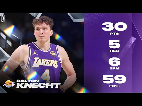 Dalton Knecht G League Debut With 30 PTS 5 REB And 6 3PM For South Bay Lakers