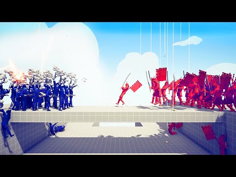50x SHOGUN vs 50x RANGED UNIT | TABS - Totally Accurate Battle Simulator