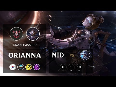 Orianna Mid vs Talon - KR Grandmaster Patch 9.13