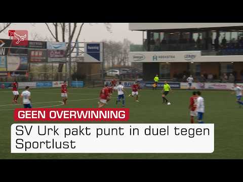 SV Urk pakt punt in duel tegen Sportlust,  'Er had meer ingezeten' | Omroep Flevoland