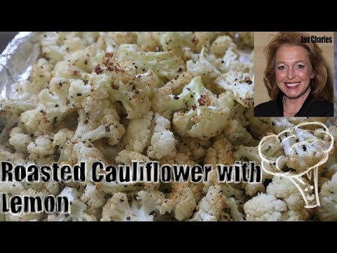 Lemon Pepper Cauliflower - Oven Roasted Cauliflower with Lemon Pepper - Simple, Delicious and EASY!