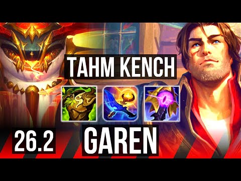 TAHM KENCH vs GAREN (TOP) | 39K damage | EUW Master | 26.2