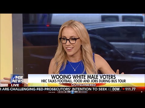08-02-16 Kat Timpf on Outnumbered - Hillary Woos White Males