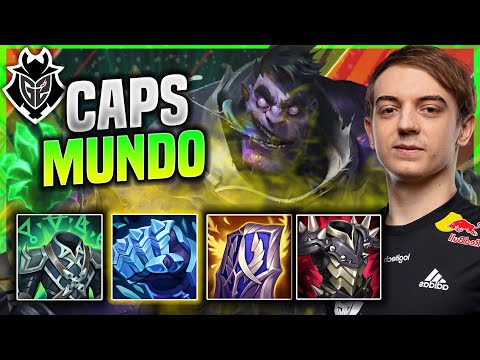CAPS IS INSANE WITH DR.MUNDO! - G2 Caps Plays Dr.Mundo TOP vs Aatrox! | Patch 11.15