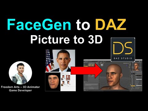FaceGen to DAZ