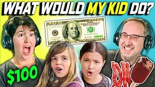 CAN PARENTS GUESS WHAT THEIR KID DOES WITH 100 DOLLARS? Ep. # 2