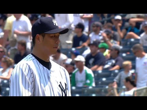 TOR@NYY: Kuroda throws a rain-shortened shutout