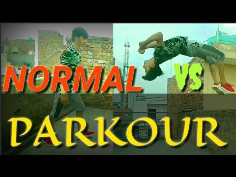Normal vs Parkour | (In real life) | Mr. B Boy