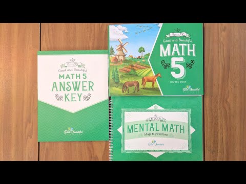 Complete Flip Through of Math Level 5 from The Good and the Beautiful