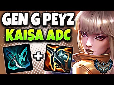 Kaisa vs Kalista ADC [ Gen G Peyz ] Korea Challenger Patch 13.3 ✅