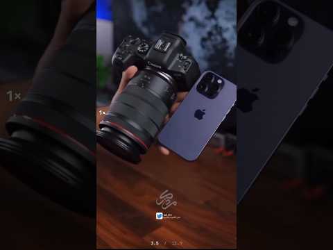 iPhone 14pro max vs Canon dslr #apple #canon #photography #comparison #pixel #professional #gadgets