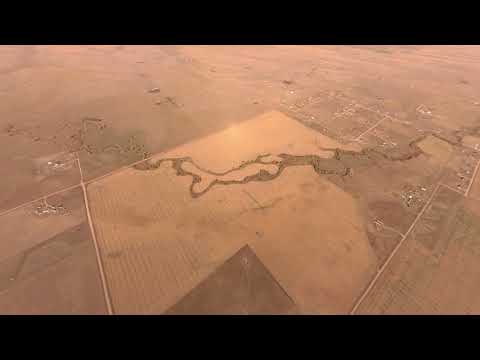 Flight over Rivers in EastRiver South Dakota, 20241013