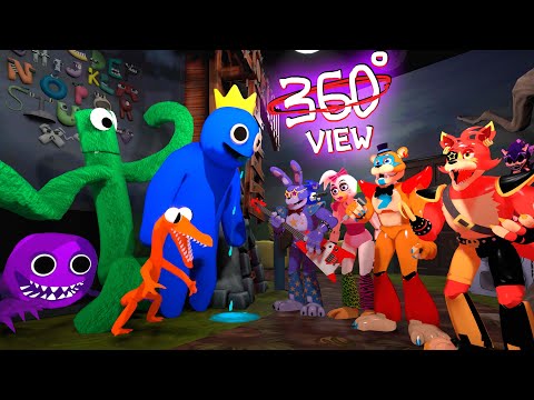 Rainbow Friends VS Five Nights at Freddy's 360° Animation.