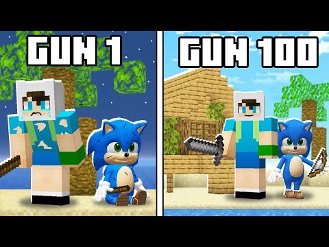 ISSIZ ADADA 100 GÜN GEÇİRDİK - 🌴 ENES ARSLAN Minecraft