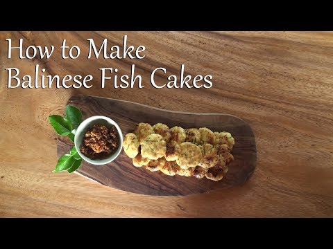 Balinese Fish Cakes with Bumbu Genap (Srempet)