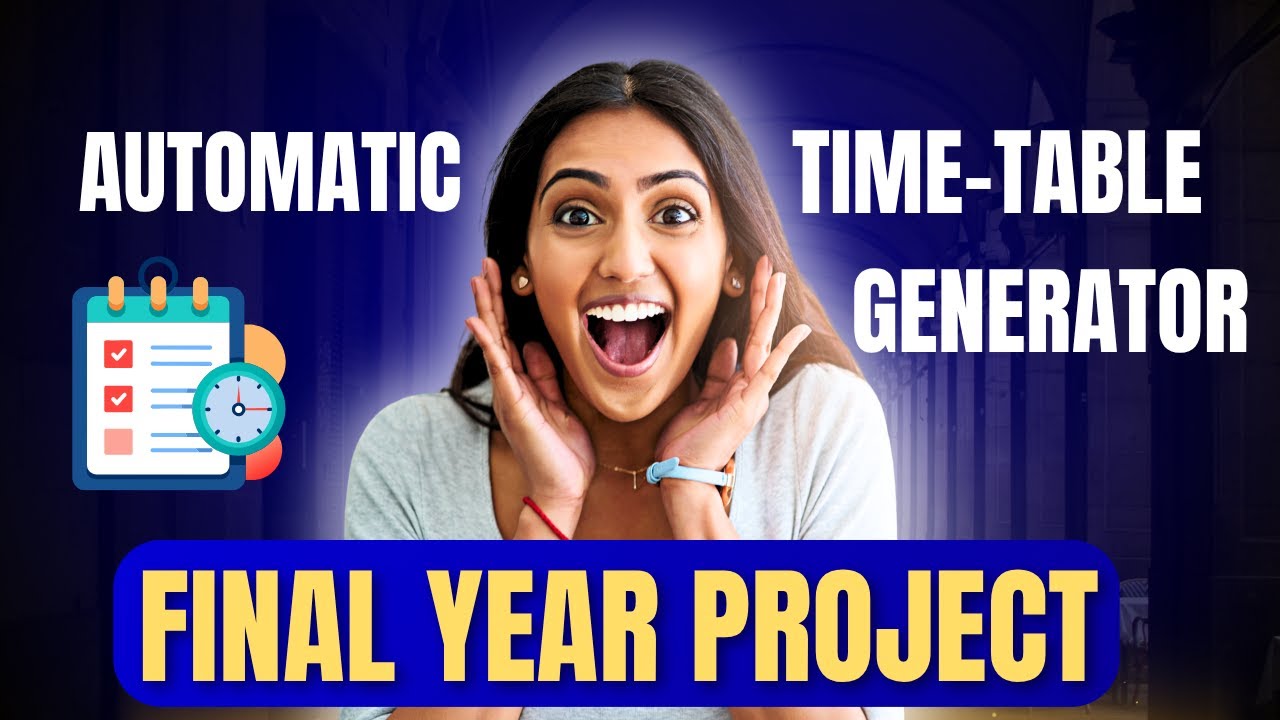 🔧 Automatic Time Table Generator | Smart Scheduling System| Final Year Computer Students