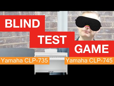 Yamaha CLP735 vs CLP745 | Blind Test Game