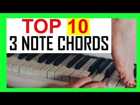 🔴 TOP 🔟 trójdźwięków na fortepianie 🎹❗