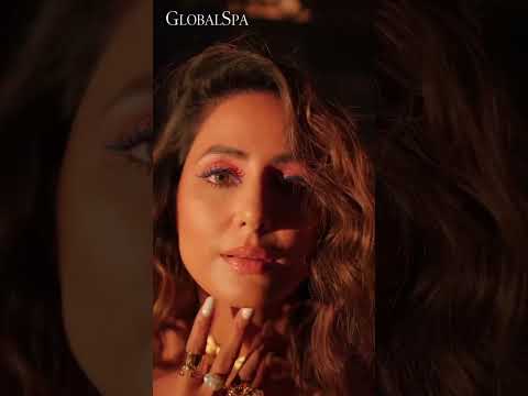 bold unapologetic and fierce Hina khan 😘 shooting for Globalspa #shorts #trending #viral