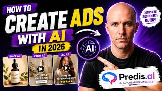 How to Create Ads With AI in 2026 Using Predis.ai (Complete Beginner’s Guide)