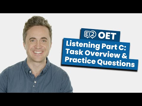 OET Listening Part C: Task Overview & Practice Questions