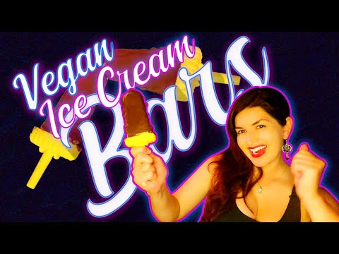 Vegan Ice Cream Bars | Chocolate coated Popsicles