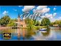 🇳🇱 Delft The Netherlands | 4K Walking Tour Spring 2024 ☀️
