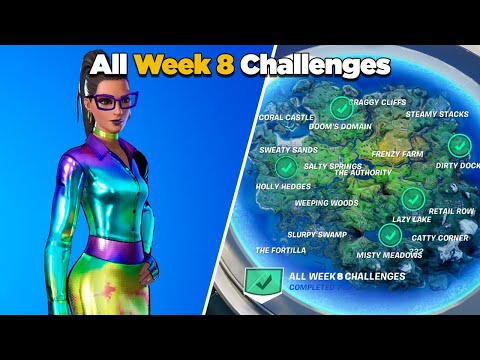 Fortnite All Week 8 Challenges Guide (Fortnite Chapter 2 Season 4)