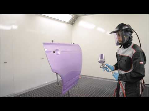 How to apply Waterbased 4 Stage Metallic Candy with SATA 5000 1,3 HVLP