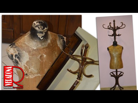 Editing the old coat hanger DIY. Úprava starého věšáku.