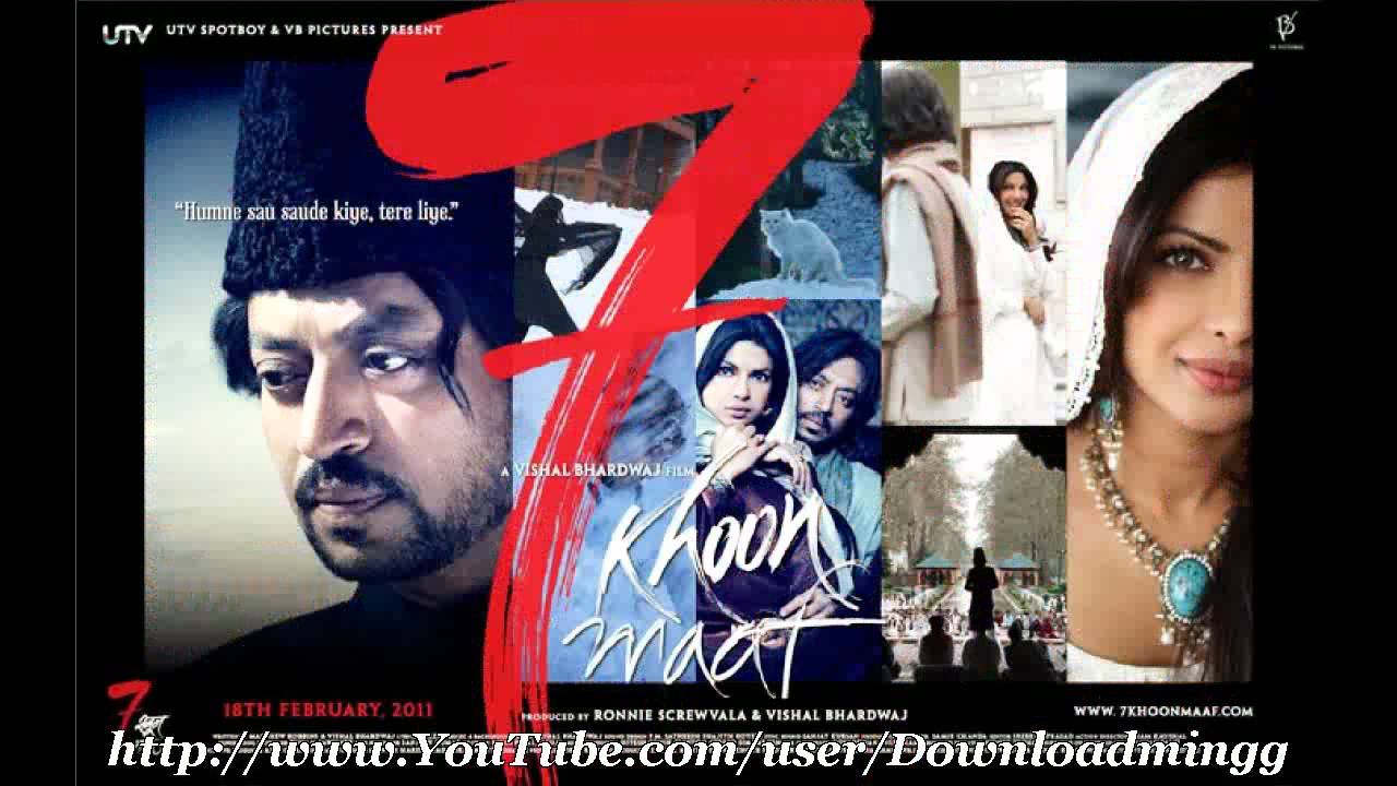 Bekaraan Lyrics  | 7 Khoon Maaf | Irfan Khan, John Abraham, Neil Nitin Mukesh, Priyanka Chopra | Vishal Bharadwaj | Vishal Bharadwaj