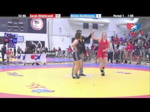 WM 53 KG - Sarah Hildebrandt vs. Akziya Dautbayeva