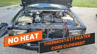 LT1 Buick Roadmaster Thermostat Change.  No Heat? 🤔