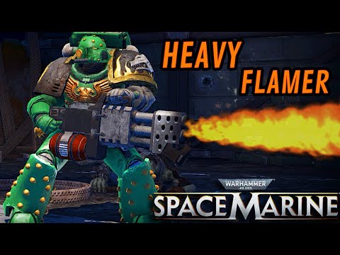 New Weapon: Heavy Flamer (Improved) vs 300 Orks! - Warhammer 40K: Space Marine Augmented (Mod)