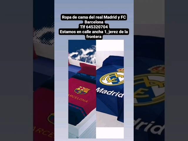 Vídeo relacionado con Real Madrid C.F. - Juego de Sábanas Verano Modelo Azul 2025 (3 Piezas) Oficial 50% Algodón/50% Poliéster para Cama de 90 cm