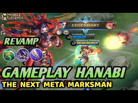 Hanabi New Revamped Gameplay The Next New Meta Marksman - Mobile Legends Bang-bang