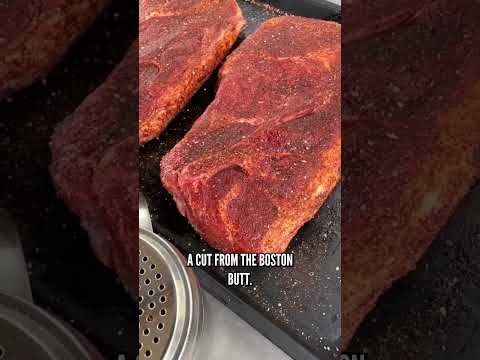 Smoked Pork Steaks are Underrated #porksteak