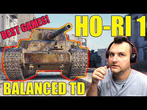 Ho-Ri 1 Showcase: Top Games with Japan's Balanced Tank Destroyer! | World of Tanks