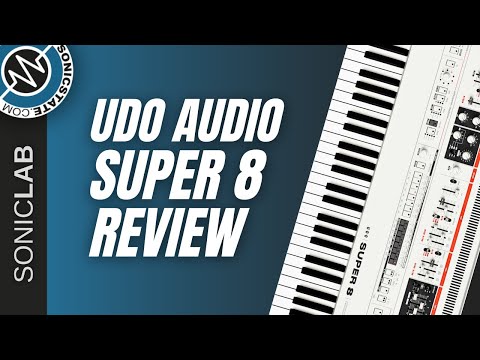 UDO Audio Super 8 Polyphonic Hybrid Keyboard Synthesizer 2025 - Present - White image 5